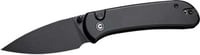 CIVIVI KNIFE QUIBIT 2.98 Inch BLK/ BLK STONEWASH BUTTON LOCK | 763416247109