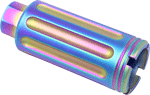GUNTEC AR15 SLIM LINE CONE FLASH CAN GEN 2 RAINBOW PVD | 709016738364