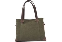 VERSACARRY CONCEAL CARRY PURSE CANVAS OLIVE GREEN TOTE STYLE | 682863602968
