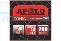 HATSAN APOLO 177 CONIC 7.1GR 200 PACK | .177 BB | 0763571840689