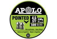 Hatsan Apolo Pointed Air Rifle Pellets 177 Cal 9 gr 500/ct  | .177 BB | 0763571840443