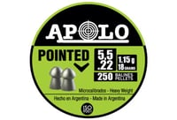 HATSAN APOLO 22 POINTED 18 GRAIN 250 PACK | .22 | 763571840450