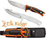 Master Cutlery Elk Ridge Trek Interchangeable Blade Set 4 1/2 Inch Blades Orange and Black | 805319431305