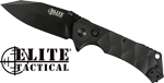 Master Cutlery Elite Tactical Parallax Manual Folding Knife 3 1/2 Inch Blade Black | 805319431190