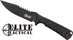 Master Cutlery Elite Tactical Backdraft Fixed Knife 5 Inch Blade Black | 805319431145