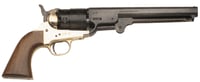 TRADITIONS BP REVOLVER 1851 NAVY .36 CAL 7.375 Inch BRASS/WAL  | .36 BLK | 040589002958