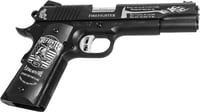 FUSION 1911 REACTION FIRE 9MM 5 Inch 9RND BLACK/BLACK ALUM GRIPS | 9x18mm MAKAROV | 655479031583