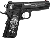FUSION 1911 REACTION POLICE 9MM 5 Inch 9RND BLACK/BLACK GRIPS | 9x18mm MAKAROV | 655479238371
