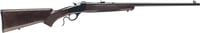 Winchester Guns 524100186 Model 1885 Low Wall Hunter 17 WSM 1rd 24 Inch Octagon Barrel Brushed Polish Blued Rec Satin Walnut Fixed Pistol Grip Stock Right Hand Full Size  | .17 WSM | 524100186 | 048702003585