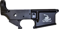 Anderson AM15 Forged Stripped AR15 Lower Receiver  Black  Dont Tread On Me Logo  Retail Packaging |NA | 712038922451