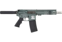 GLFA AR15 PISTOL 223 WYLDE 7.5 Inch SS. BBL. CHARCOAL GREEN | .223 REM 5.56x45mm NATO | 638457789263