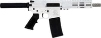 GLFA AR15 PISTOL 223 WYLDE 7.5 Inch STAINLESS BBL WHITE | .223 REM 5.56x45mm NATO | 638457789386