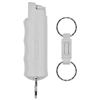 SABRE RED PEPPER SPRAY LITE GREY HARD CASE KEY RING 15GR | 023063104911
