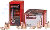 BULLET 6.5MM 264 129 GR SP 100/BXInterLock Bullets 6.5mm  .264 Inch diameter  Spire Point  129 grain  Ballistic coefficient .445  Sectional density .264  100 per box | 090255226201
