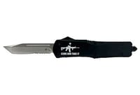 TEMPLAR KNIFE LARGE OTF COME AND TAKE IT AR 3.5 Inch SILVER BLD | LAR15532 | 093674811263