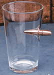2 MONKEY BULLET PINT GLASS WITH A .50 CAL BULLET | 834954071867