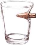 2 MONKEY SHOT GLASS WITH A .308 BULLET | 834954070778