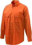 BERETTA SHOOTING SHIRT 3X-LG LONG SLEEVE COTTON ORANGE | 0082442880723