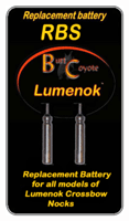 LUMENOK REPLACEMENT BATTERY FOR LIGHTED BOLT NOCK 2PK | 850722000938