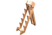 ABKT WOOD KNIFE DISPLAY STAND HOLDS 5 KNIVES 10.25 InchX2.3 Inchx6 Inch | 815949013819