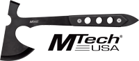 MC MTECH 10 Inch TOMAHAWK W/SHEATH 5 Inch BLACK BLADE G10 HANDLE | 805319313076