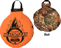Therm-A-Seat Heat-A-Seat  br  Camouflage/Blaze Orange 17 in. | 033703003337