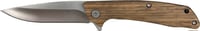 ABKT ROPER JR. OUTLAW 3 Inch BALL BEARING FOLDER ZEBRAWOOD HNDL | 815949013390