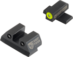 NIGHT FISION TRITIUM YELLOWDOT SQUARE REAR SIG 8F/8R SET | 810116030620