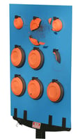 MTM Bird Board Blue Holds 9 Clays 6-Pack | 026057361666