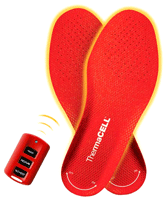 ThermaCell Rechargeable Heated Insoles  Medium  Mens 5.57/Womens 6.58 | 813134020062