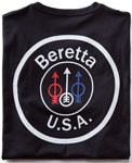 BERETTA T-SHIRT USA LOGO LARGE BLACK | 0082442874197
