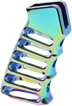 GUNTEC ULT LIGHT SKELETONIZED PISTOL GRIP RAINBOW PVD COATED | 709016736131