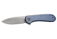 WE KNIFE ELEMENTUM 2.96 Inch BLUE TITANIUM/STNWSH 20CV FRM LOCK | 763416240735