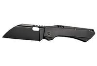 WE KNIFE ROXI 3 3.14 Inch BLACK TITANIUM/BLK STONEWASH S35VN | 763416240278