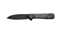 WE KNIFE SOOTHSAYER 3.48 Inch BLACK TITANIUM/BLACK STONEWASH | 763416242807