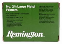 REMINGTON PRIMERS LARGE PISTOL 5000 PACK CASE | 047700095158