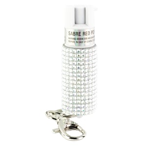 SABRE JEWELED SPRAY W/KEY RING SLV | 023063107745