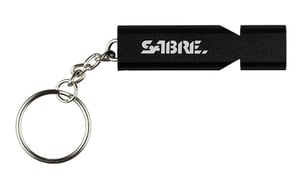 SABRE WHISTLE W/LANYARD BLACK | 023063107684