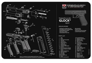 TEKMAT PISTOL MAT FOR GLOCK G5  | NA | 612409970862