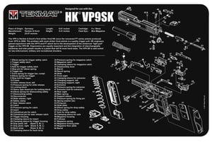 TEKMAT PISTOL MAT HK VP9SK  | NA | 612409970886