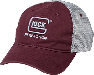 GLOCK MESH HAT SNAPBACK MAROON | 764503045554
