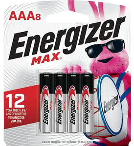 ENERGIZER MAX BATTERIES AAA 8-PACK | 039800108050