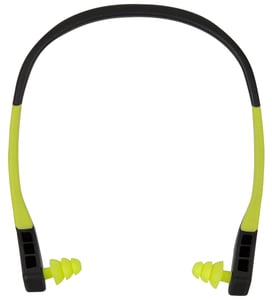 ULTRX WAVE BANDED EAR PLUGS GRAY/YELLOW 22db | 026509075820