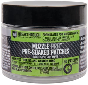 BREAKTHROUGH MUZZLELOADER ROUND PRESOAKED PATCHES | 026509082088