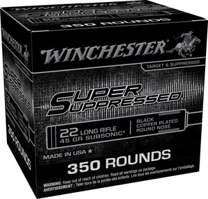 WINCHESTER 22LR 45GR SUBSONIC 1090FPS 350RD 4BX/CS | 020892105140