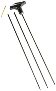 HOPPES ALUMINUM CLEANING ROD 3-PC .22 CALIBER  | .22GA | 026285510089
