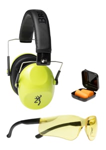 BROWNING BUCKMARK RANGE KIT JUNIOR WITH GLASSES GREEN | 023614780038