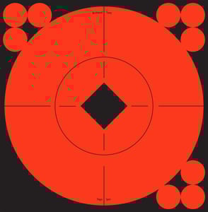B/C TARGET SPOTS 6 Inch TARGET 10 TARGETS ORANGE | 029057339062