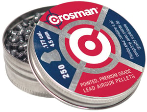 CROSMAN PELLETS 177 CAL POINTED 7.4GR 250CT  | .177 PEL | 028478017719