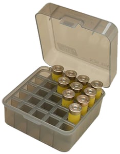 MTM AMMO BOX SHOTSHELL TO 3 Inch 12,16, 20GA 25-ROUNDS SMOKE | 026057008417